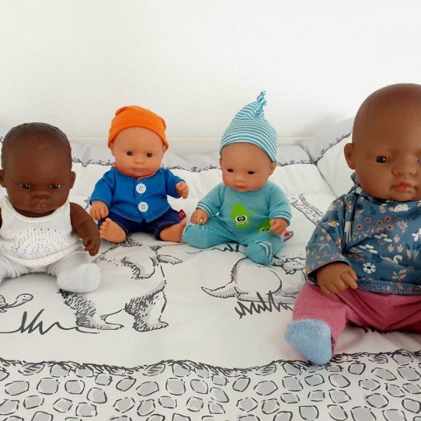 Die Puppenwelt zu Hause im Wigwam 